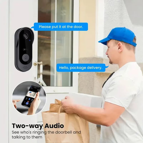 Smart Camera Doorbell-WiFi Outdoor HD Camera Security